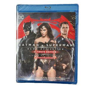 2 Disc Blu-ray Batman v Superman Dawn of Justice Ultimate Edition DVD - NEW